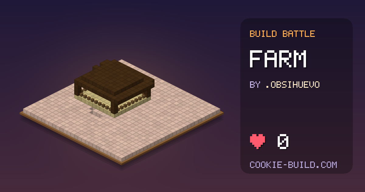 Постройка „Ферма“ от .Obsihuevo в Build Battle