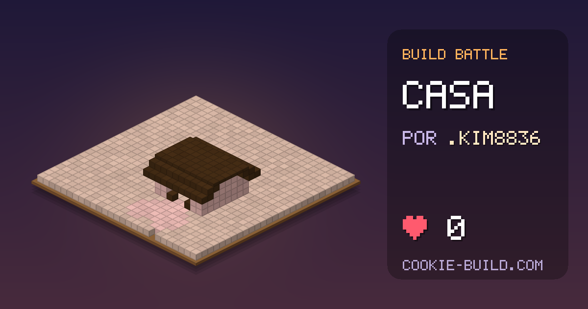 Construcción «Casa» de .Kim8836 en Build Battle