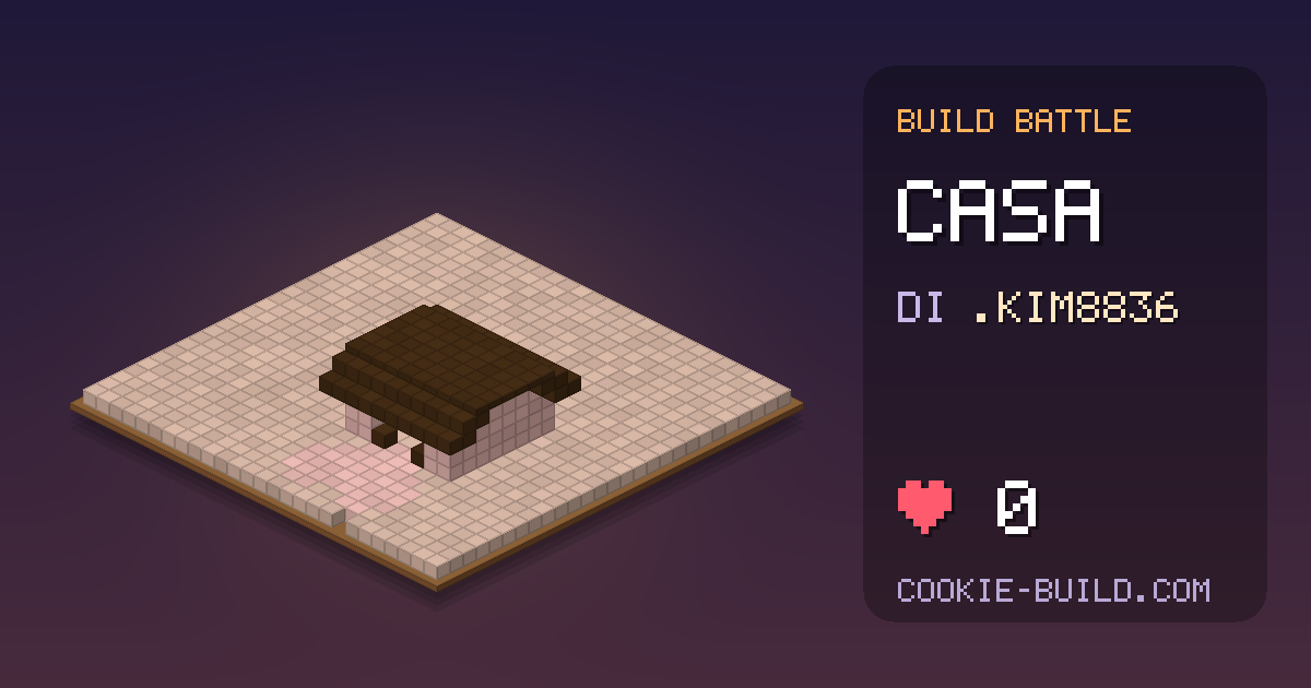 Costruzione «Casa» di .Kim8836 in Build Battle