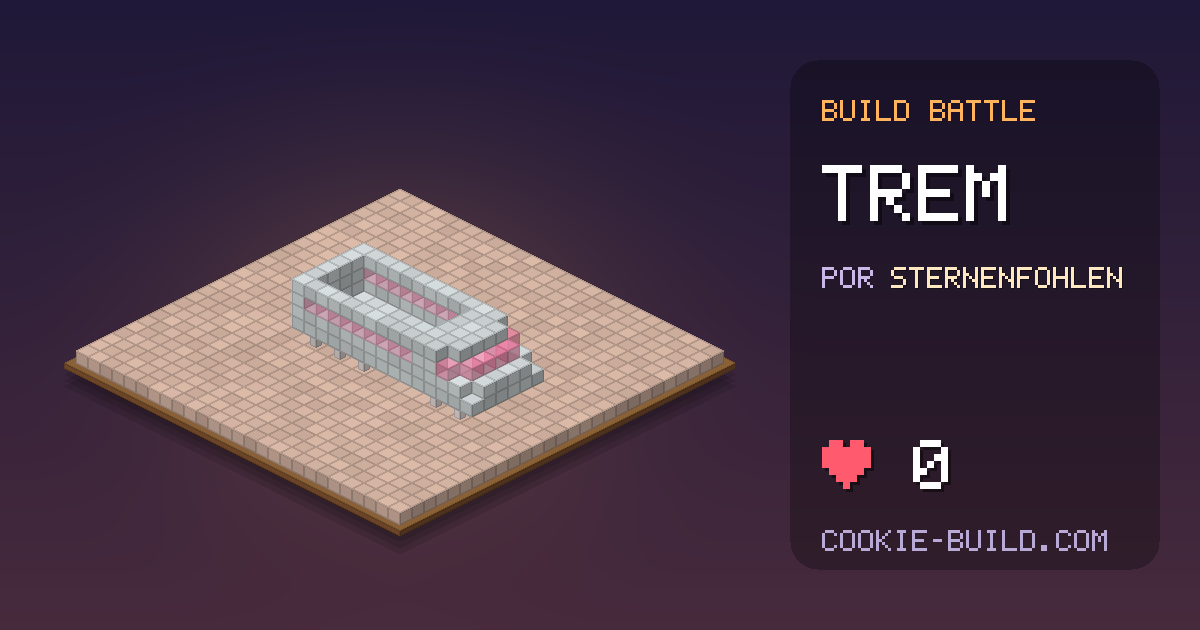 Construção “Trem” de Sternenfohlen no Build Battle