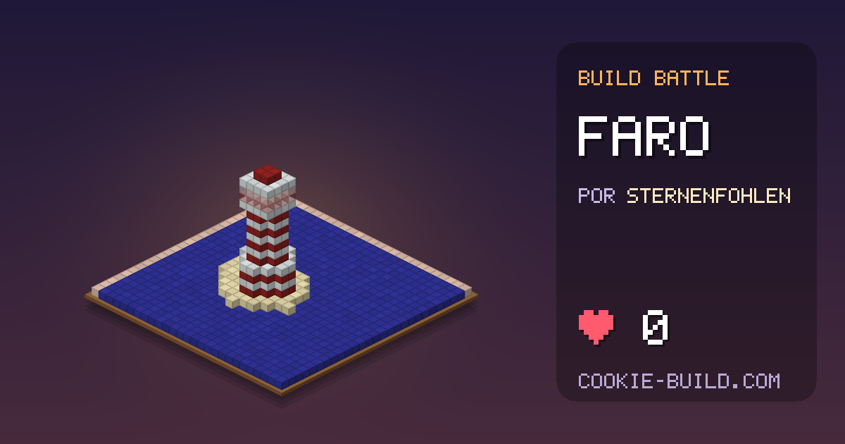 Construcción «Faro» de Sternenfohlen en Build Battle