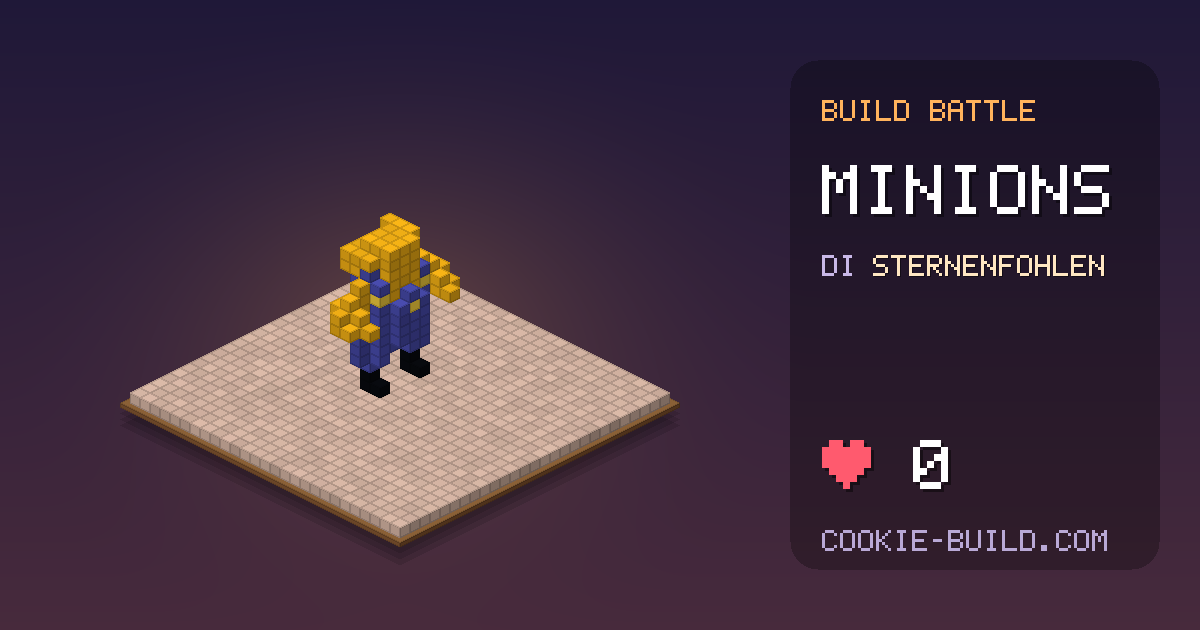 Costruzione «Minions» di Sternenfohlen in Build Battle